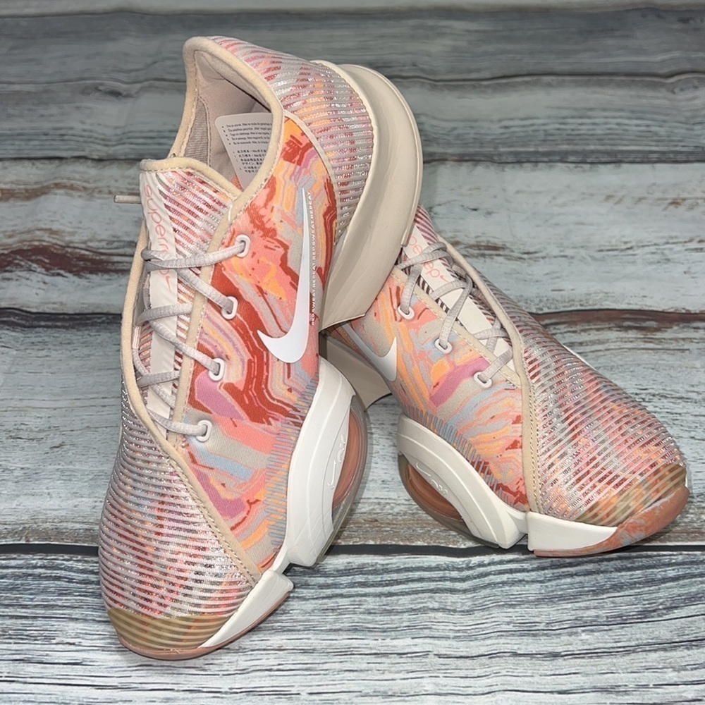 Nike  Women's Air Zoom Superrep 2 Desert Sand/Metallic Copper-Summit W Size-8 - Picture 6 of 9